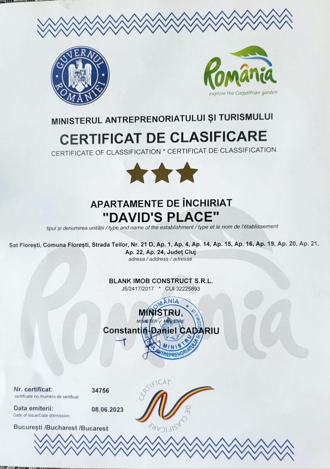 David'S Place Floresti  Luaran gambar